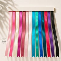 16mm Premium Double Face Satin Ribbon White, Grey, Pink, Red, Blue Series