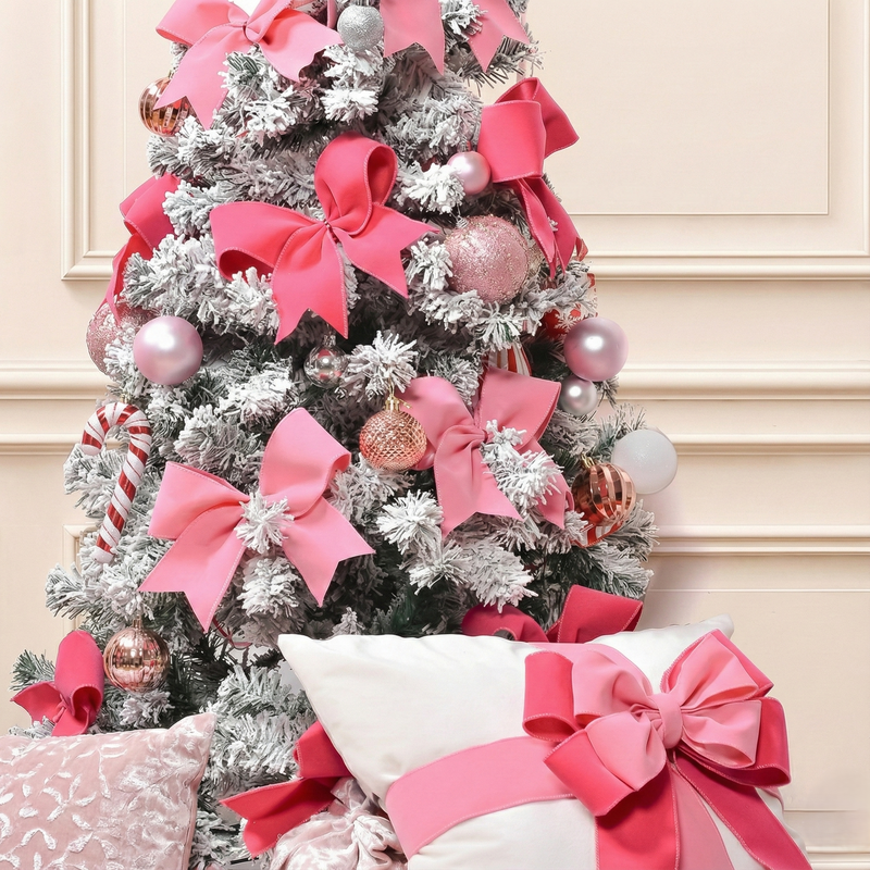 Velvet Ribbon Solid Colors Wired Edge Mat 2 (2.5inch-63mm) 10yards