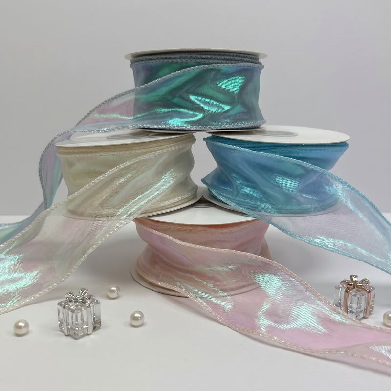 Iridescent Organza Ribbon 50mm