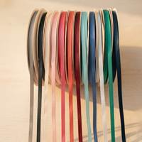 6mm Premium Double Face Satin Ribbon White, Grey, Pink, Red, Blue Series
