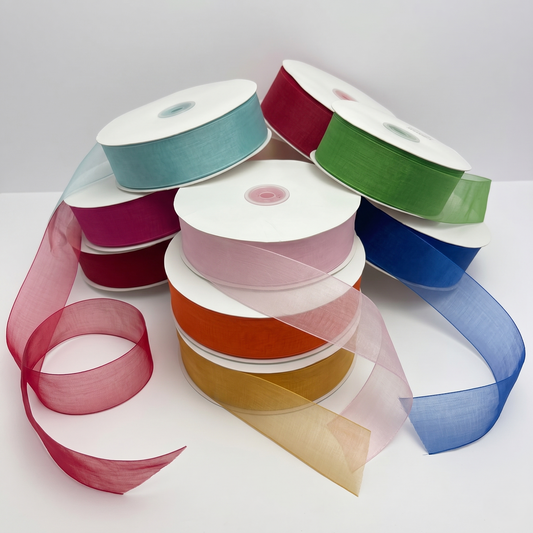 50mm Premium organza ribbon size