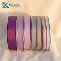 Premium grosgrain ribbon purple series