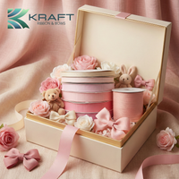 Premium grosgrain ribbon light pink series