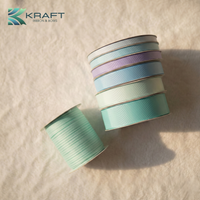 Premium grosgrain ribbon light blue series