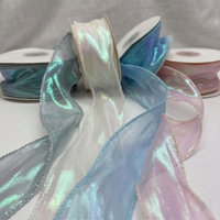 Iridescent Organza Ribbon 50mm
