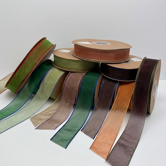 Elegant Organza Ribbon Color Range-25MM