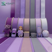 Premium grosgrain ribbon purple series