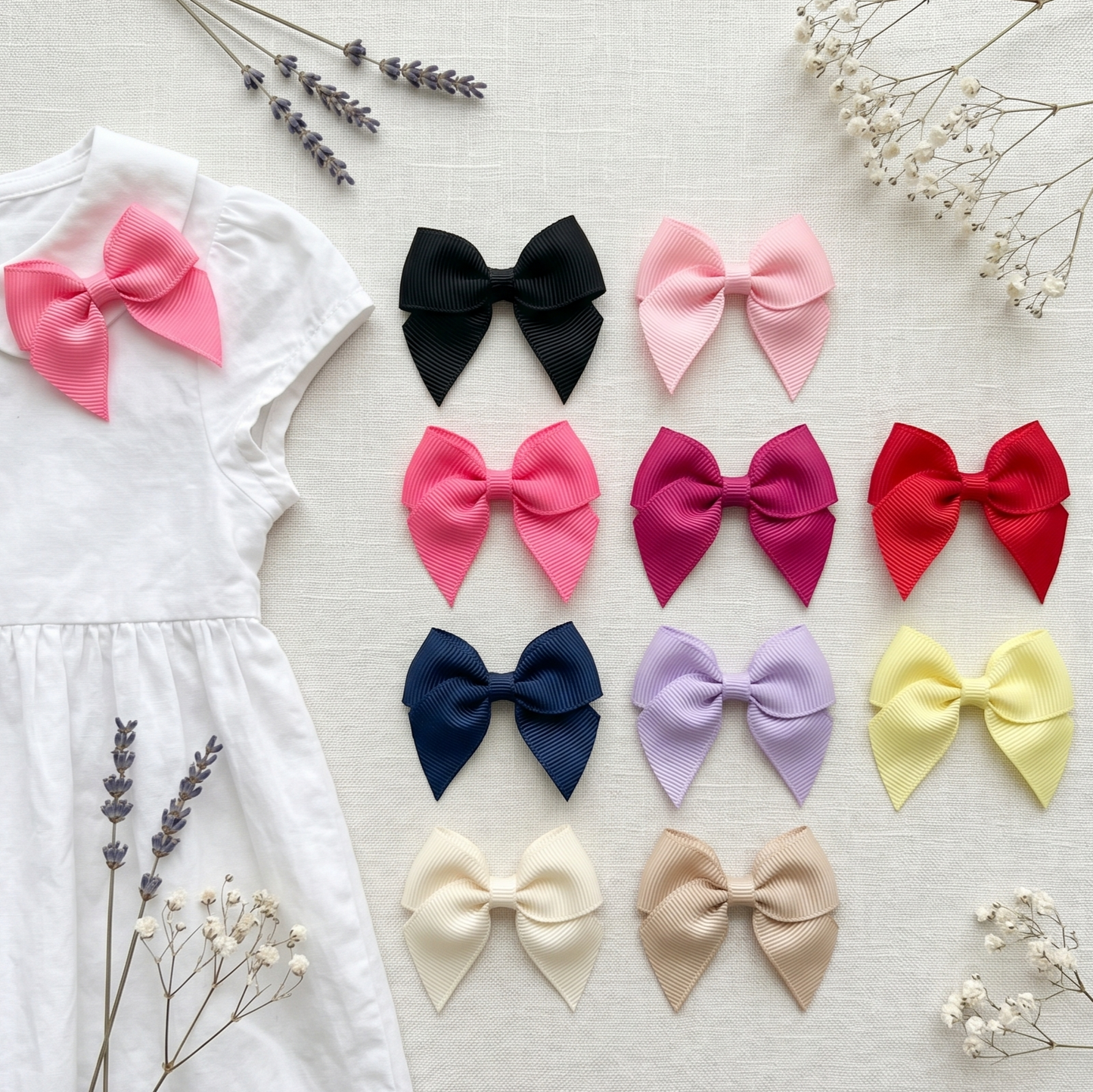 Grosgrain Ribbon Hair Bows(20pcs)