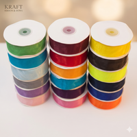 63mm Premium organza ribbon size