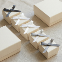 Double Side satin Bow Gray White and Black Series (25 PCS)