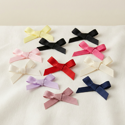Machine made Grosgrain Ribbon Bow(20PCS)
