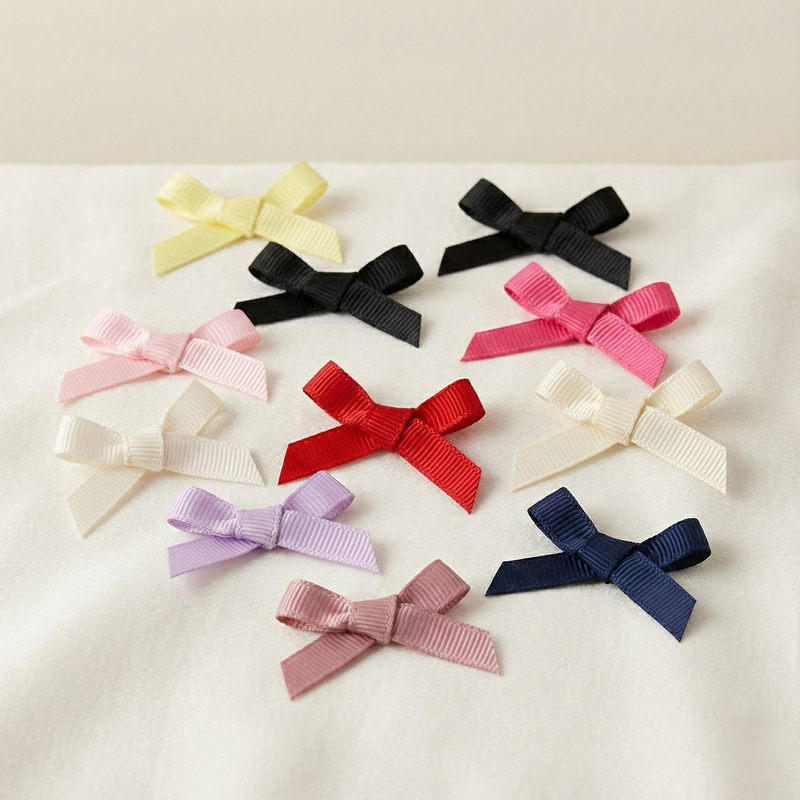 Machine made Grosgrain Ribbon Bow(20PCS)