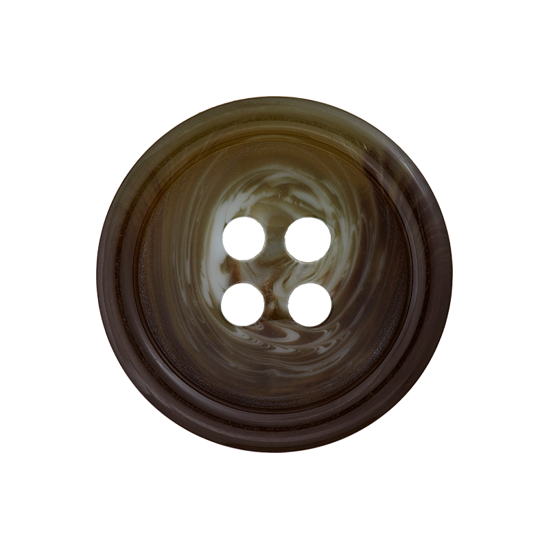 Polyester four-hole button 15mm