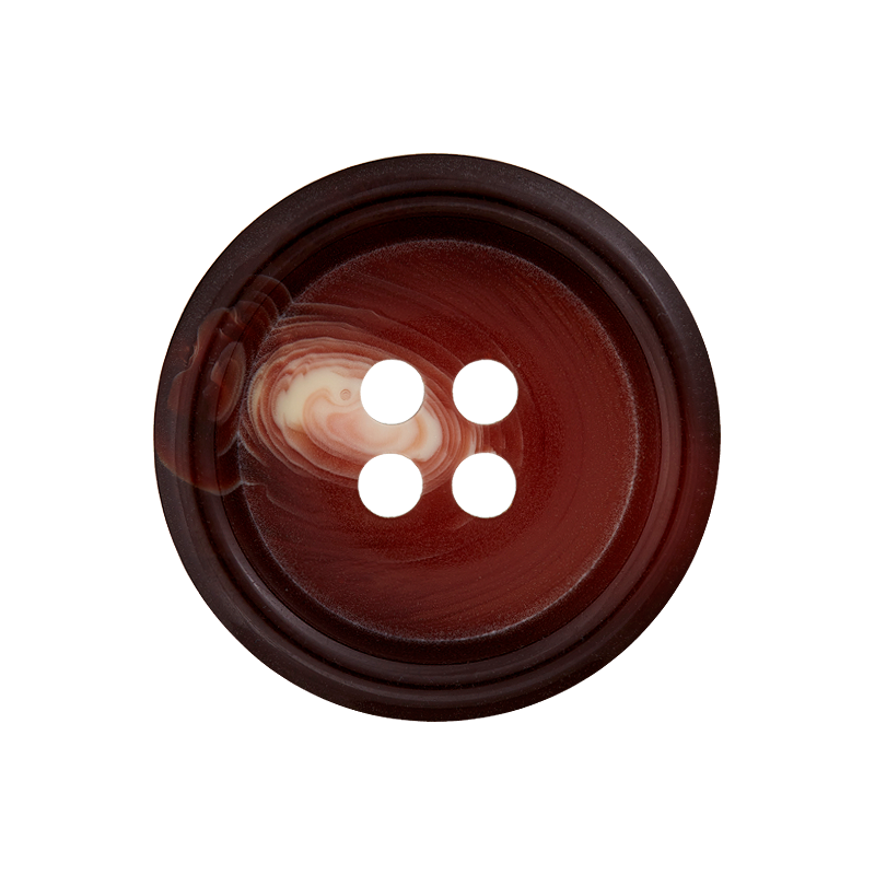 Polyester four-hole button 15mm