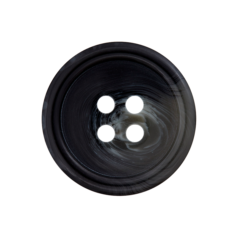 Polyester four-hole button 15mm