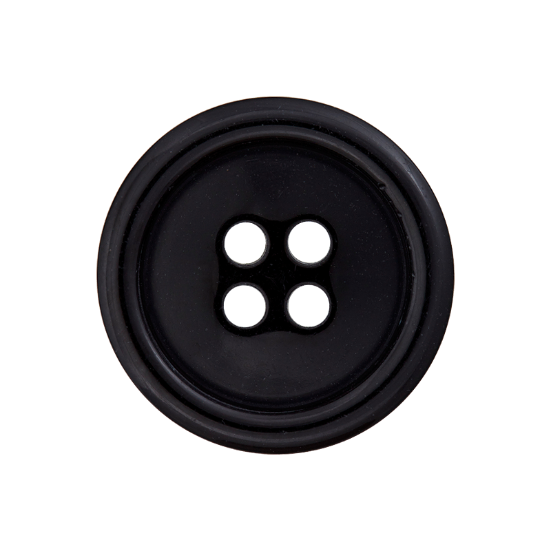 Polyester four-hole button 15mm