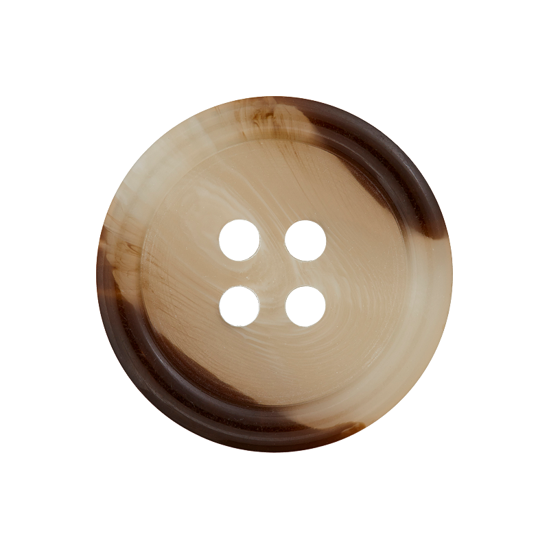 Polyester four-hole button 15mm