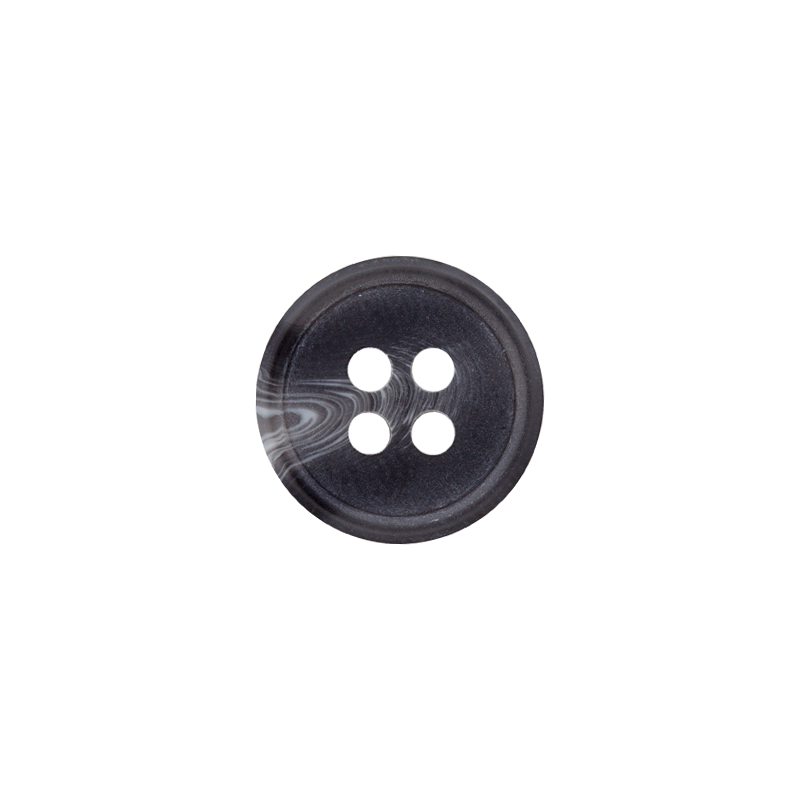 Polyester button 4-holes 9mm