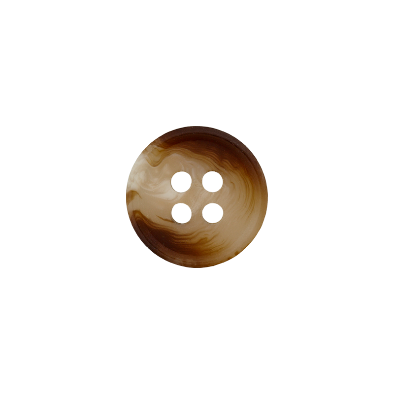Polyester button 4-holes 11mm,15mm