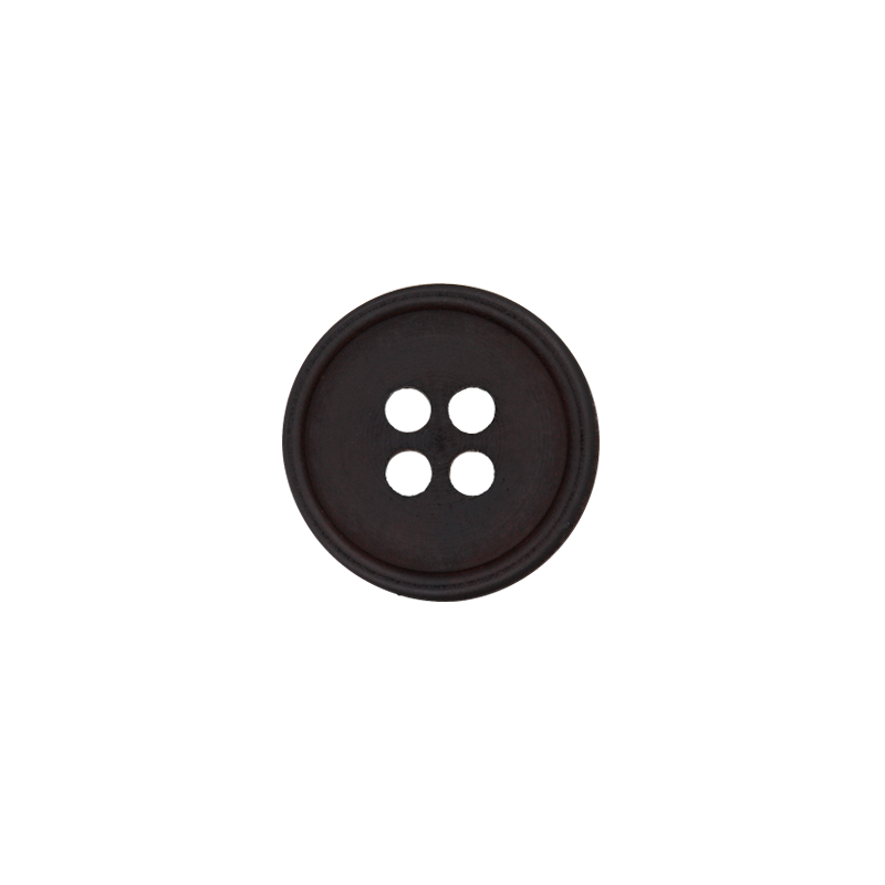 Polyester button 4-holes 11mm,15mm