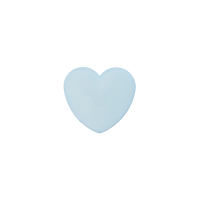 Polyester button Heart shank 12mm