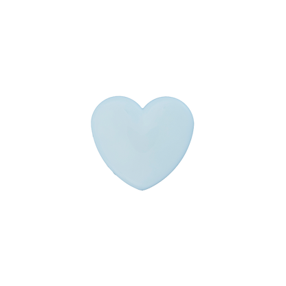 Polyester button Heart shank 12mm