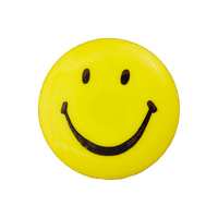Polyester button shank Smiley 15mm