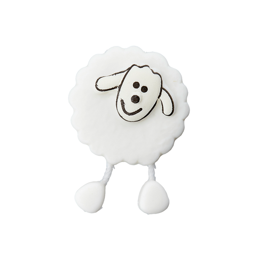 Polyester button Sheep shank 18mm