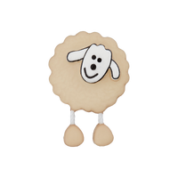 Polyester button Sheep shank 18mm