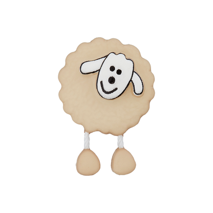 Polyester button Sheep shank 18mm