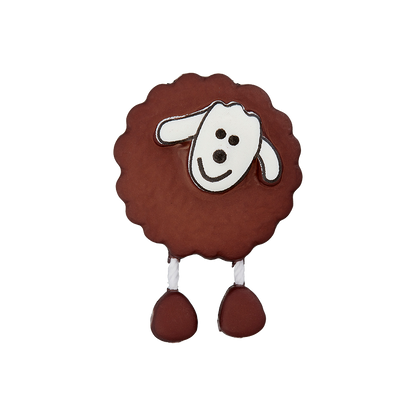 Polyester button Sheep shank 18mm