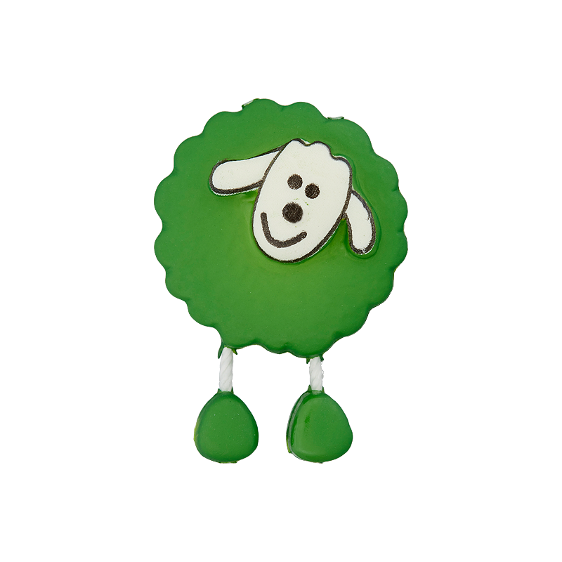 Polyester button Sheep shank 18mm