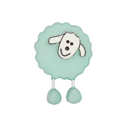 Polyester button Sheep shank 18mm