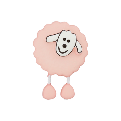 Polyester button Sheep shank 18mm