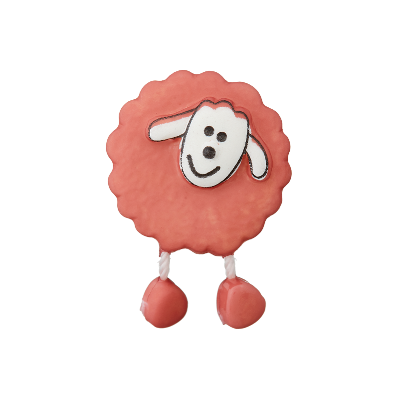 Polyester button Sheep shank 18mm