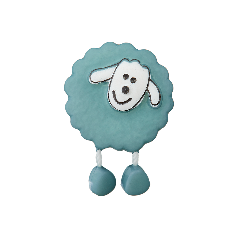 Polyester button Sheep shank 18mm
