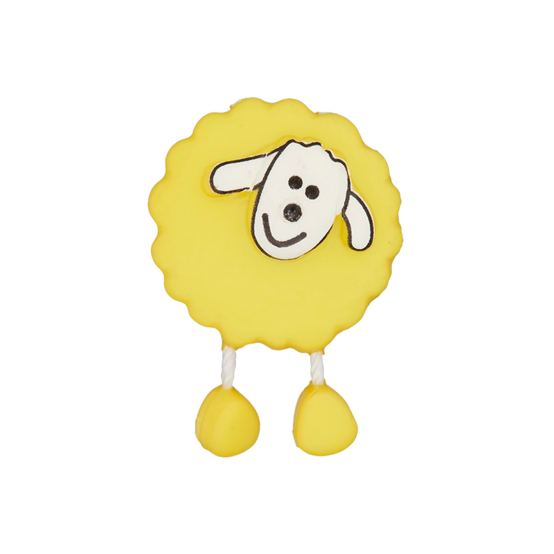 Polyester button Sheep shank 18mm