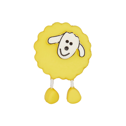 Polyester button Sheep shank 18mm