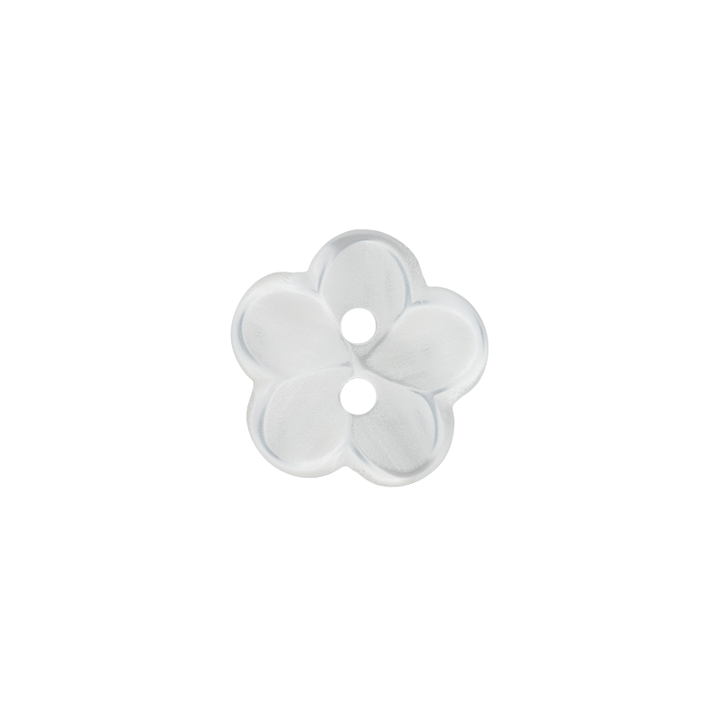 Polyester Two-Hole flower Button 12mm(50pcs)