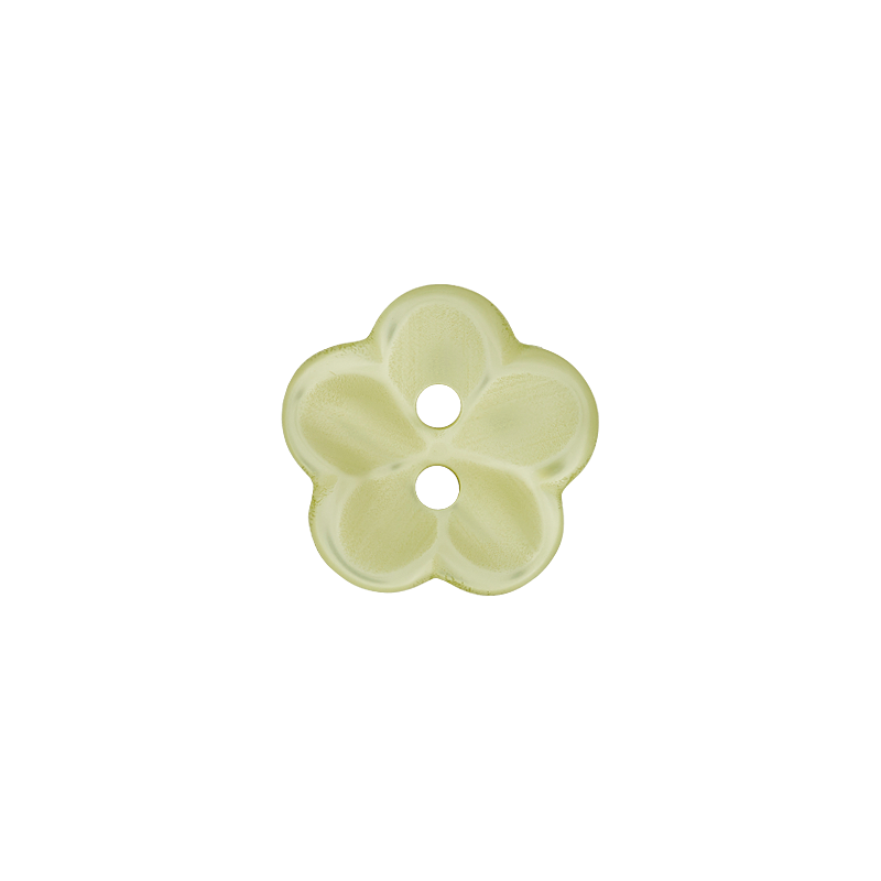 Polyester Two-Hole flower Button 12mm(50pcs)