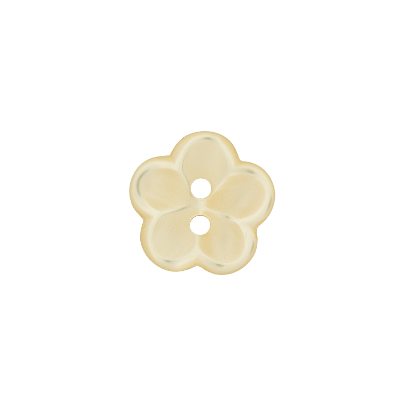 Polyester Two-Hole flower Button 12mm(50pcs)