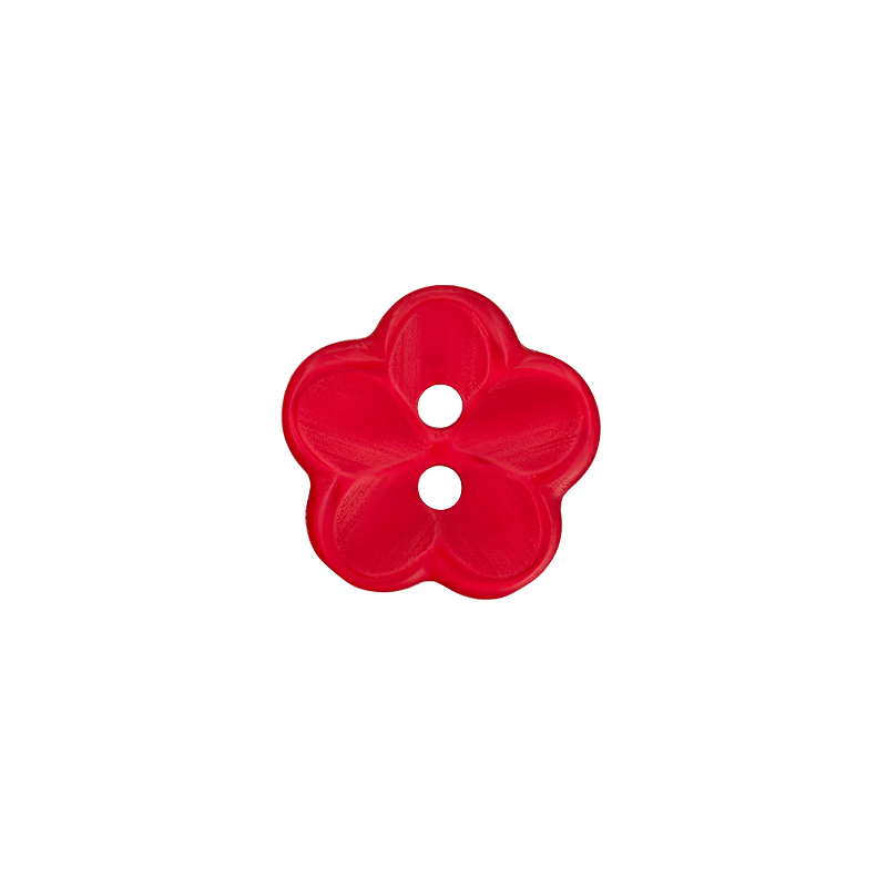Polyester Two-Hole flower Button 12mm(50pcs)