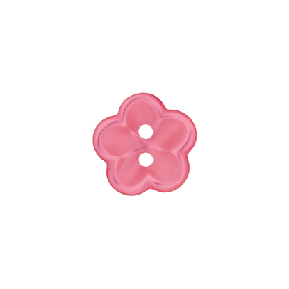 Polyester Two-Hole flower Button 12mm(50pcs)