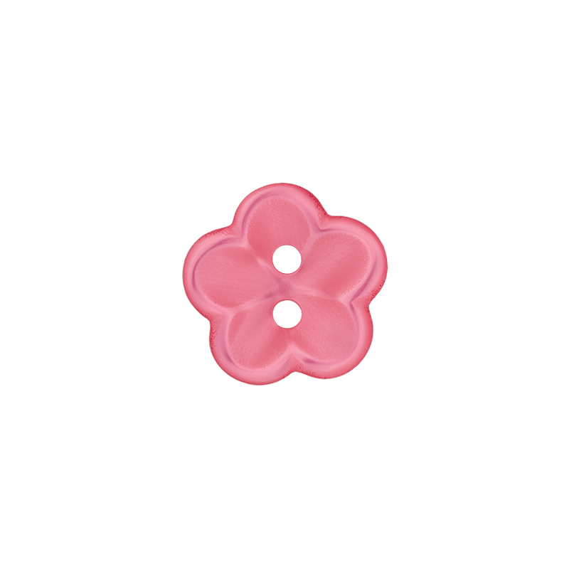 Polyester Two-Hole flower Button 12mm(50pcs)