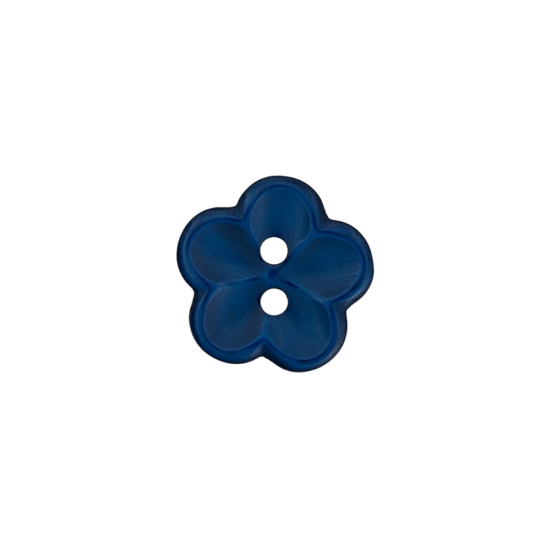 Polyester Two-Hole flower Button 12mm(50pcs)
