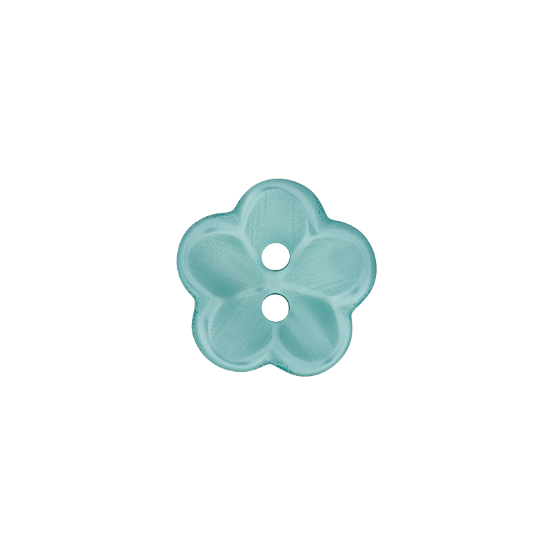 Polyester Two-Hole flower Button 12mm(50pcs)