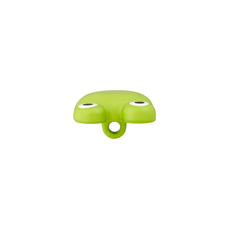 Polyester button Frog 20mm