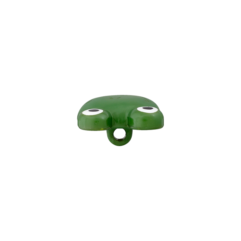 Polyester button Frog 20mm