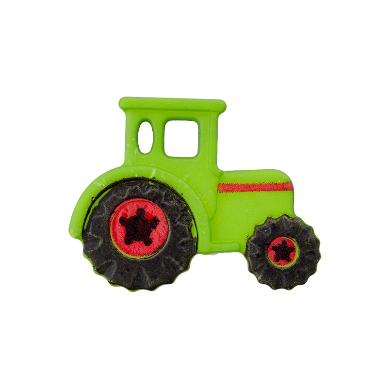 Polyester button Tractor 23mm