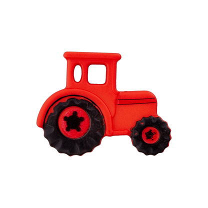 Polyester button Tractor 23mm